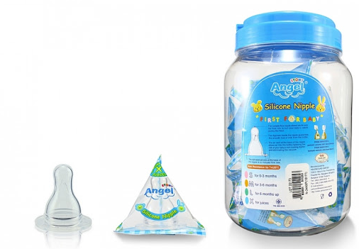 Angel Silicon Nipple in Jar-L N-24