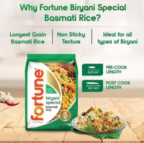 Fortune Biryani Special Basmati Rice 1 kg