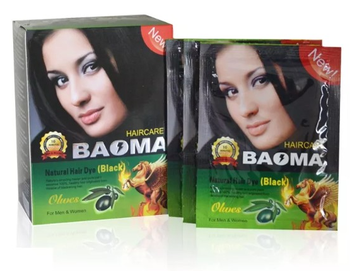 Baoma Hair Care Natural Hair Dye Black 10 ml