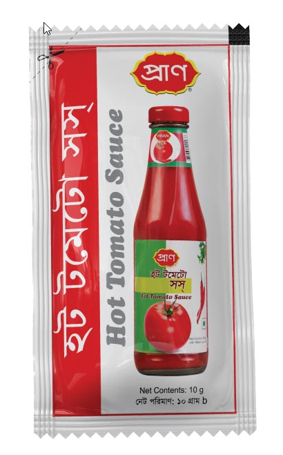 Pran Hot Tomato Sauce 8 gm