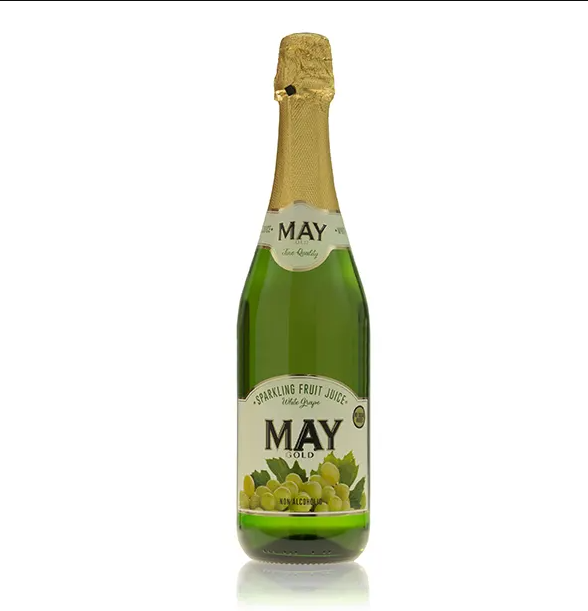 May Sparkling Fruit Juice White Grape 750 ml