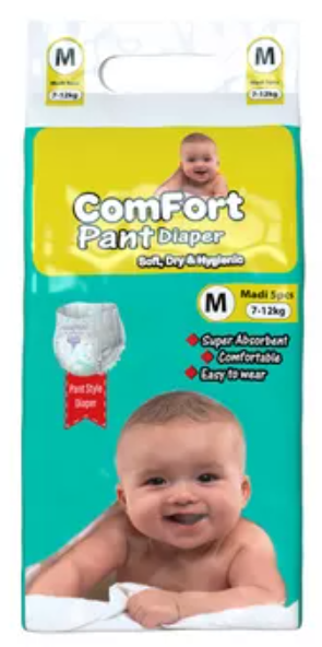 Comfort Baby Diaper Pant M (7-12 kg) 5 pcs