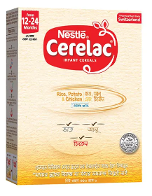 Cerelac Rice Potato &amp; Chicken with Milk 350 gm