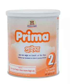 Mother's Smile Prima 2 Milk Tin (6-24 Months) 400 gm