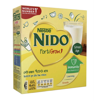 NIDO Fortigrow Full Cream Milk Powder BIB 700 gm