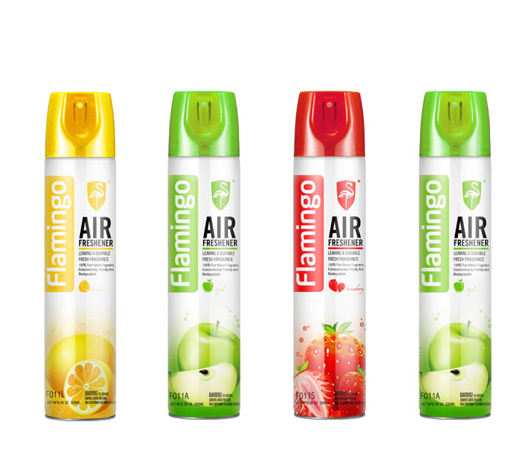 Spray Air Freshener ( candy apple , gardenia , vanilla paradise , lemon blast ) 300 ml