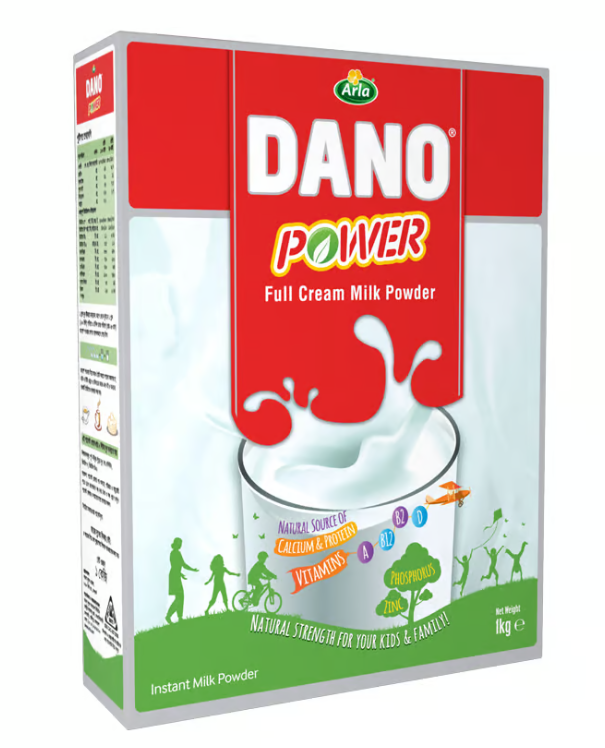 Dano Power Full Cream Milk Powder BIB Packet 1 kg