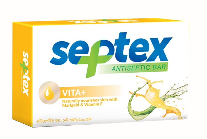 Septex Vita+ Antiseptic Soap Bar 100 gm