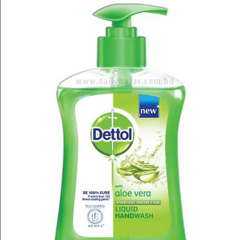 Dettol Handwash Aloevera Liquid Soap Pump 200 ml