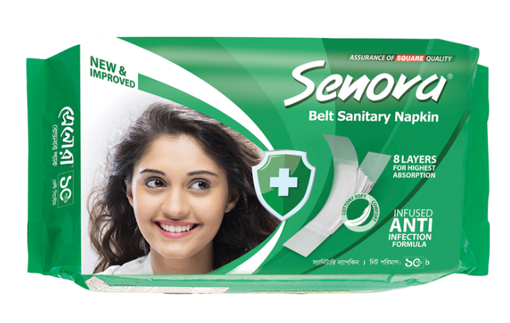 Senora Sanitary Napkin Belt 10 pads