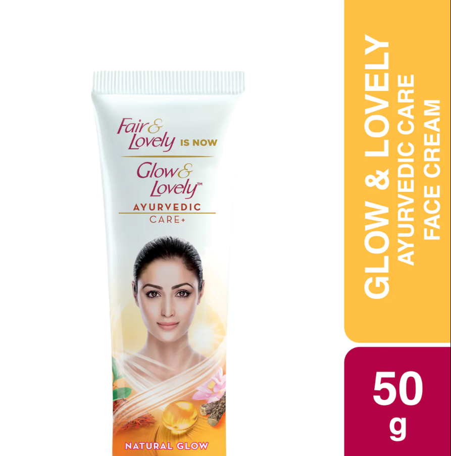 Glow &amp; Lovely Face Cream Ayurvedic Care 50 gm