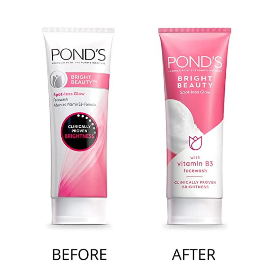 Pond's Bright Beauty Spotless Glow Face Wash With Vitamins 50 gm