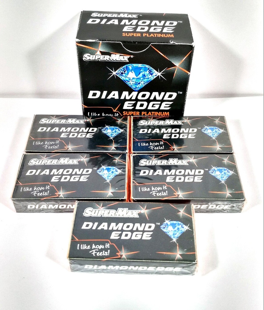 Super-Max Diamond Edge Double Edge Razor Blades (1x5)