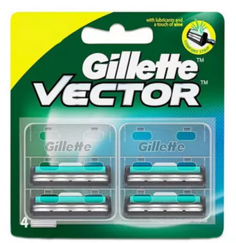 Gillette vector cartridge 4 pcs