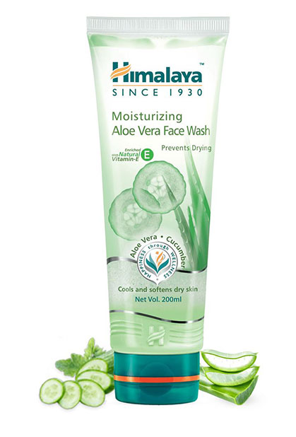 Himalaya Moistuirzing Aloe Vera Face Wash 100 ml