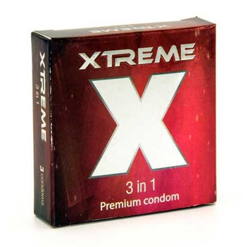 Xtreme 3 in 1 Premium Condoms 1 box