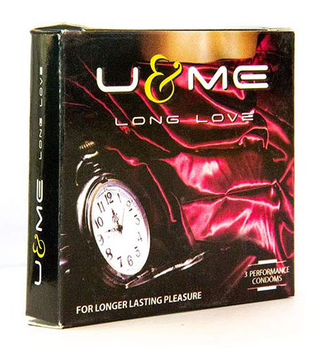 U &amp; Me Long Love Condoms 1 box