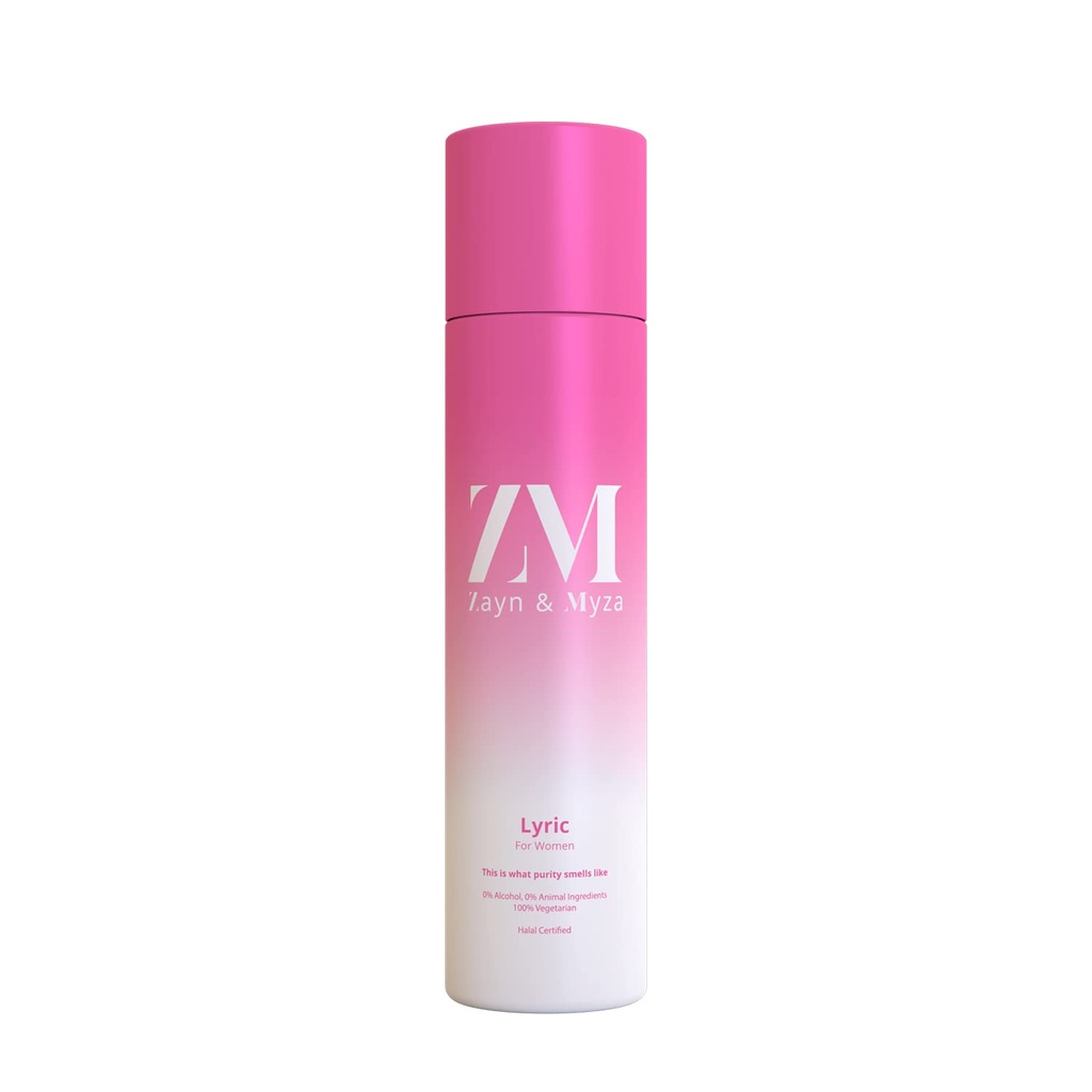 ZM Lyric No Alcohol Long Lasting Body Spray For Women 150 ml