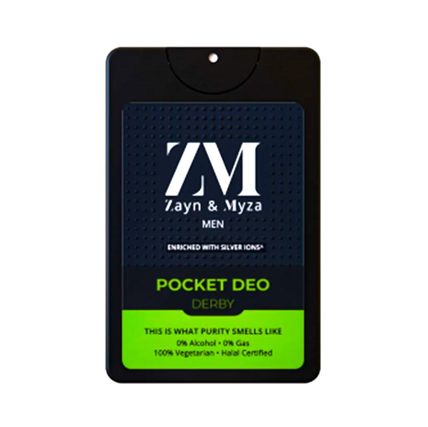 ZM Zayn &amp; Myza Derby Pocket Deo Perfume 18 ml