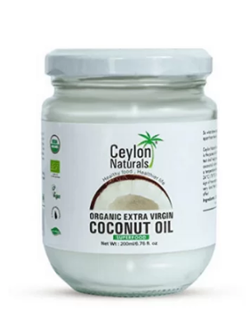 Ceylon Naturals Organic Extra Virgin Coconut Oil 200 ml