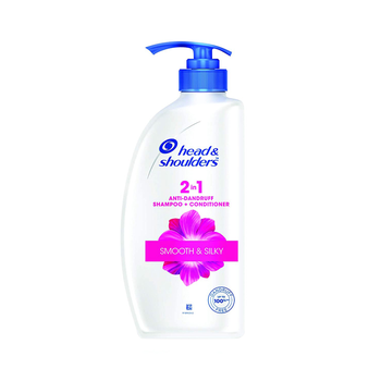 Head & Shoulders 2 in 1 Anti-Dandruff Shampoo With Conditioner (Smooth & Silky) 650 ml