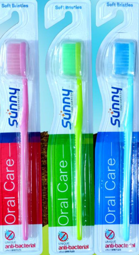 Sunny Oral Care Soft Toothbrush 3 pcs