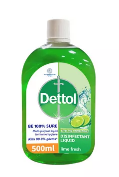 Dettol Effective Protection Disinfectant Liquid Lime Fresh 500 ml