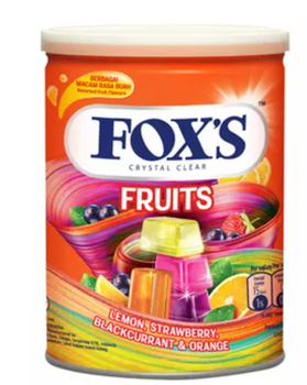 Fox's Crystal Clear Fruits Candy 180 gm