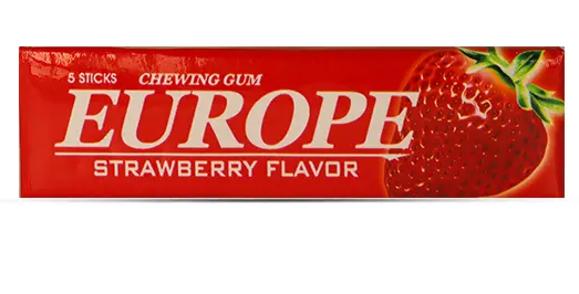 Chewing Gum Europe Strawberry Flavour