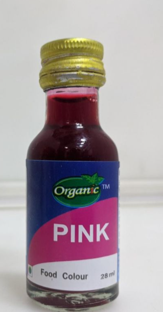 Organic Pink Food Colour 28 ml