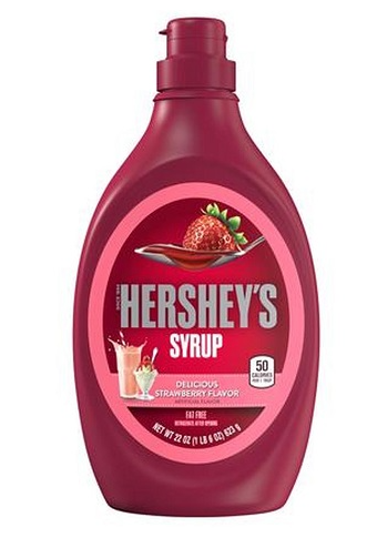 Hershey Syrup Strawberry Flavor 623 gm