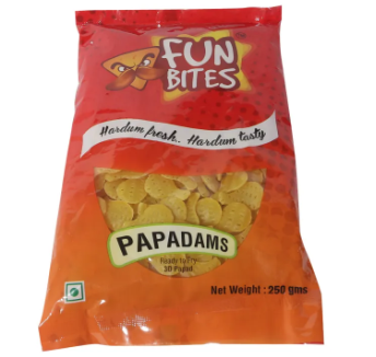 Fun Bite Raw Chips 250 gm