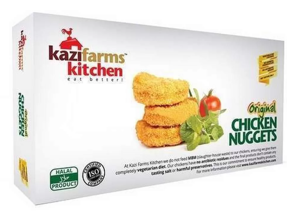 Kazi Farms Kitchen Chicken Nuggets Original 250g (14-15 Pcs)