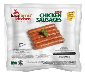 Kazi Farms Kitchen Chicken Sausages (175 gm) 5 pcs