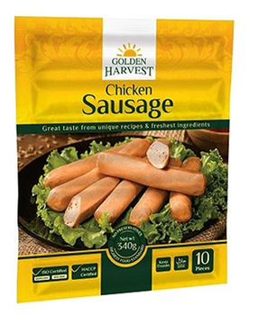 Golden Harvest Spicy Chicken Sausage 340 gm 10 - 12 pcs