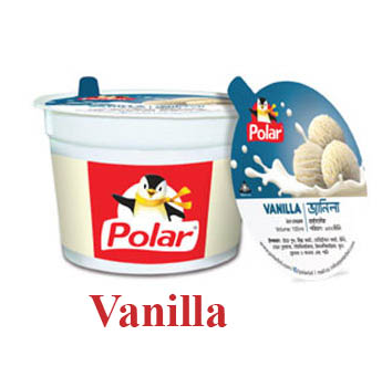 Polar Vanilla Cup Ice Cream 100 ml