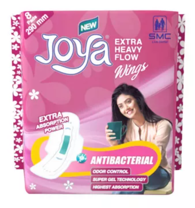 Joya Extra Heavy Flow Wings 8 pads