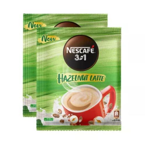 Nescafe Hazelnut Latte Coffee Mix 25 gm 2 pcs