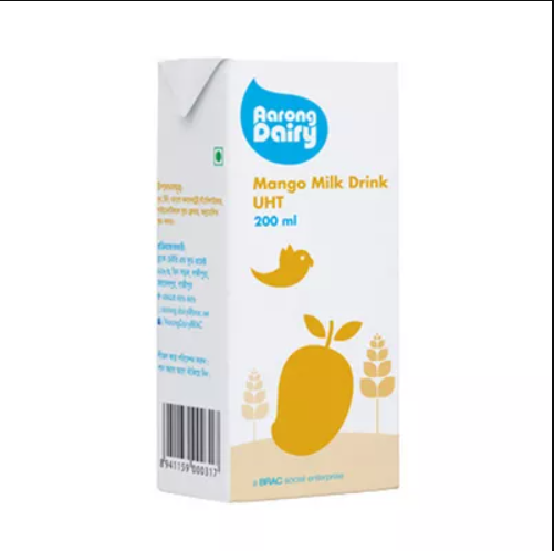 Aarong Dairy Mango Milk Drink UHT 200 ml