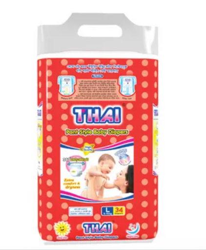 Thai pant diapers (L) 34 pcs (9-16kg)