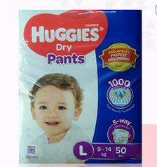 Huggies Dry Pants L (9-14 kg) 42 pcs