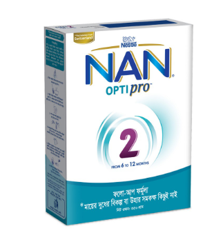 Nestle Nan Optipro 2 Milk Powder 350 gm (6-12M)