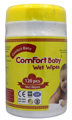 Comfort Wet Wipes Canister 120 pcs