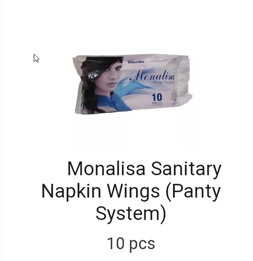 Monalisa Sanitary Napkin Wings (Panty System) 10 pcs