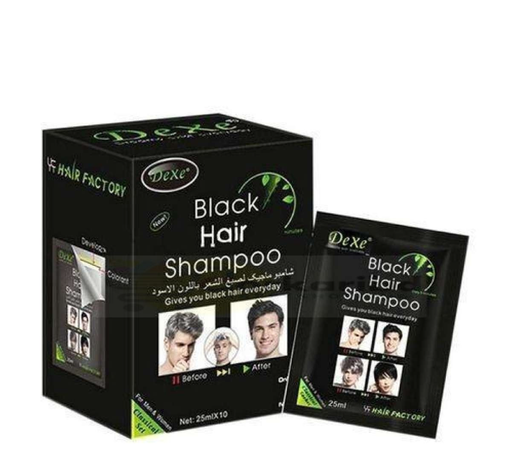 DEXE Black Hair Shampoo 25ml (1 Box)