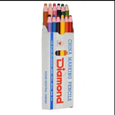 Diamond 12 Color China Marking and Border Pencils