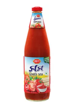 Pran Hot Tomato Sauce Glass Bottle 1 kg