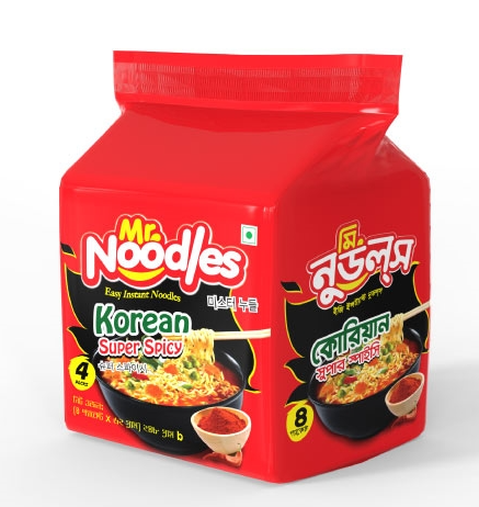 Mr. Noodles Korean Super Spicy 4 pac 248 gm